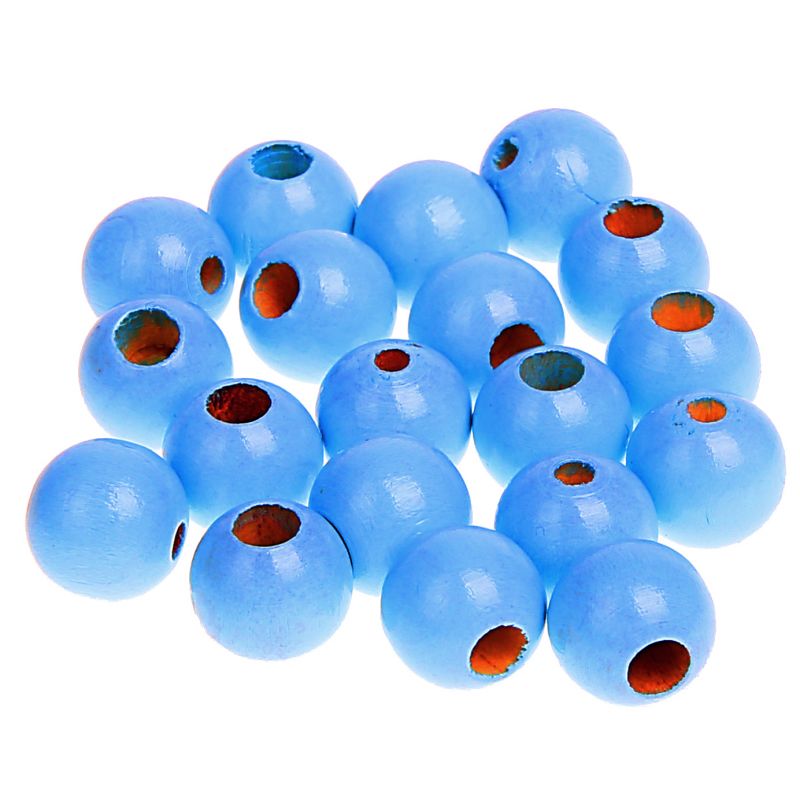 Sicherheitsperlen 10mm • 30 Stück 'skyblau' 395 auf Lager