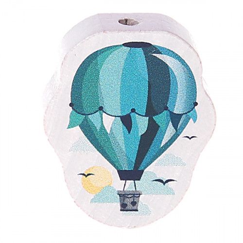 Motivperle Heißluftballon 'türkis' 0 auf Lager