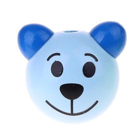 3D bear III motif bead 'baby blue' 0 in stock 