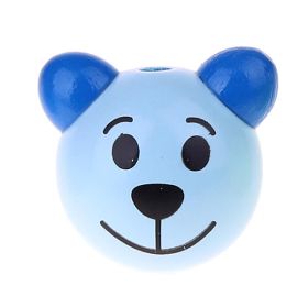 Motivperle 3D Bärchen III 'babyblau' 468 auf Lager