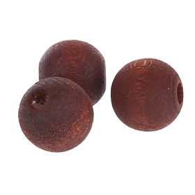 Watercolors wooden beads 10mm - 50 pieces 'walnut' 120 in stock 