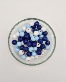 Holzperlen-Mix 10mm • 50 Stück 'Ostseebrise' 11 auf Lager