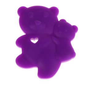 Teething ring bear 'purple' 0 in stock 