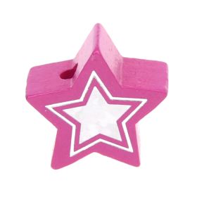 Glitter star motif bead 'pink' 390 in stock 