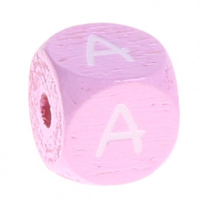 Holzbuchstaben Rosa 10 mm x 10 mm 'A' 362 auf Lager