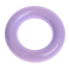 Wooden ring / grasping toy mini - 3,6cm 'lilac' 1695 in stock 
