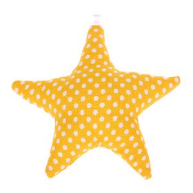 Fabric star dots 'yellow' 21 in stock 