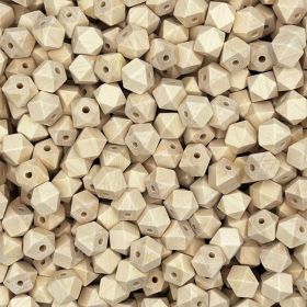 Hexagonperlen 12 mm 'roh' 2270 auf Lager