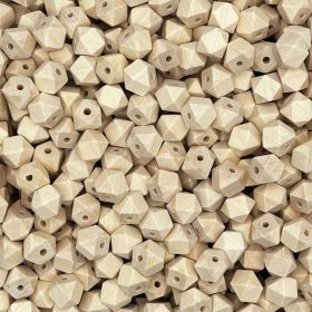 Hexagon beads 12 mm 'raw' 2930 in stock 