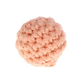 Crochet bead 20 mm 'peach' 421 in stock 
