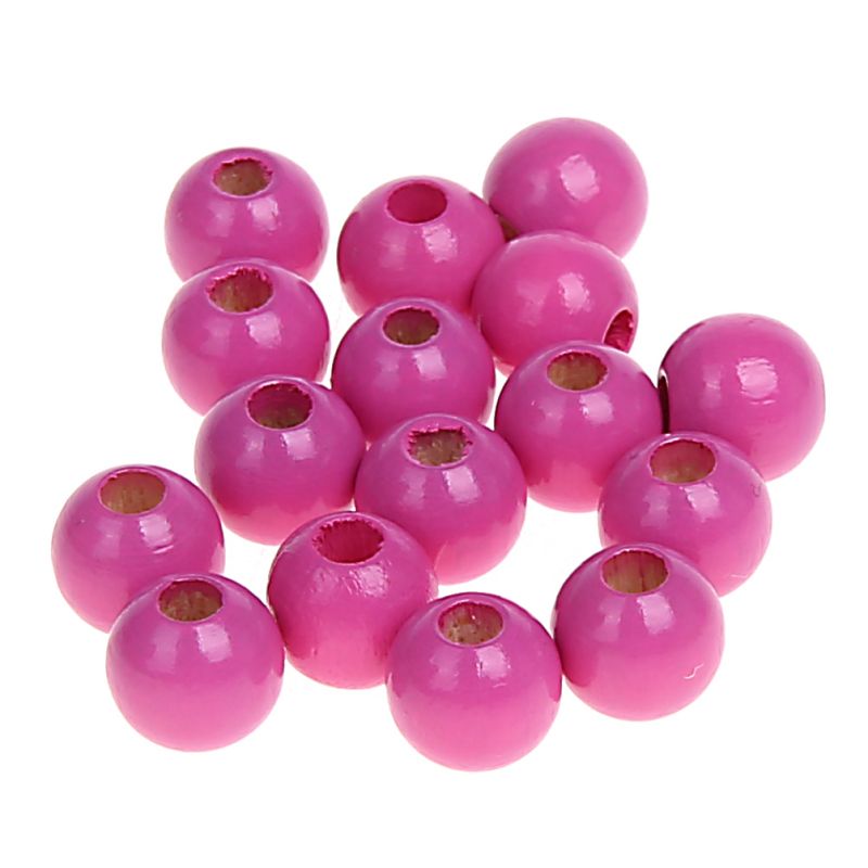 Holzperlen 8mm • 80 Stück 'pink' 136 auf Lager