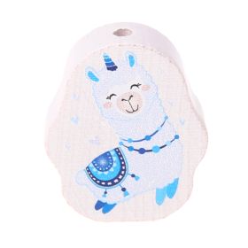 Motivperle Lama 'babyblau' 67 auf Lager
