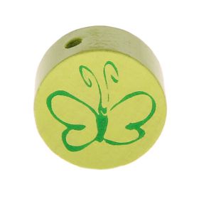 Motivperle Scheibe Schmetterling 'lemon' 453 auf Lager