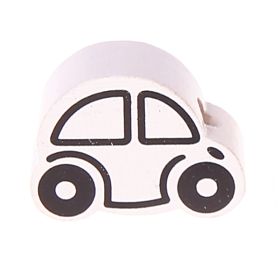 Motivperle Auto Mini 'weiß' 288 auf Lager