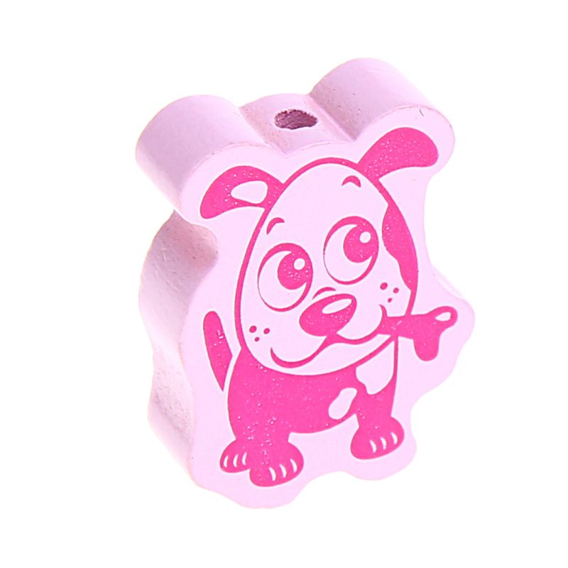 Motivperle Hund 'rosa' 347 auf Lager