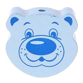 Motif bead bear 'baby blue' 539 in stock 