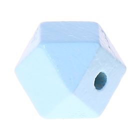 Hexagon beads 16mm 'baby blue' 677 in stock 