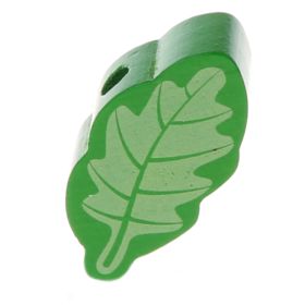 Leaf motif bead 'green' 1631 in stock 
