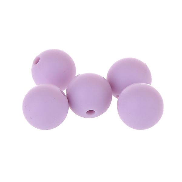 Silikonperle 12mm 'lilac' 37 auf Lager