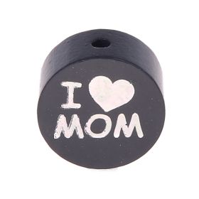 Reversible motif bead I Love MOM / DAD 'gray' 820 in stock 