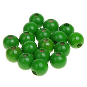 Holzperlen 10mm • 50 Stück 'grün' 73 auf Lager