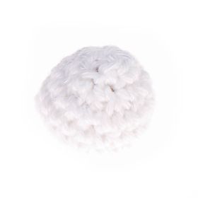 Crochet bead 20 mm 'white' 1173 in stock 