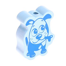 Motivperle Hund 'babyblau' 161 auf Lager