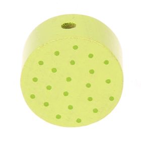 Motif bead disc dots 'lemon' 50 in stock 