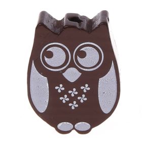 Motif bead owl 'brown' 723 in stock 