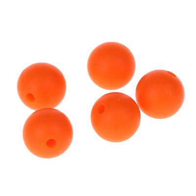 Silikonperle 12mm 'orange' 295 auf Lager