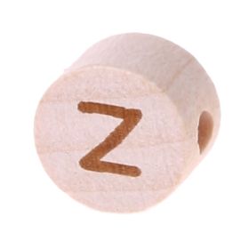 Buchstabenperlen Scheibe Lasergravur Ø 11 mm 'Z' 503 auf Lager