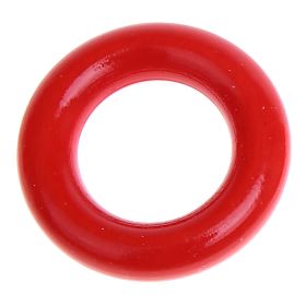 Wooden ring / grasping toy mini - 3,6cm 'red' 3682 in stock 