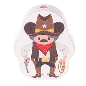 Motivperle Cowboy/Cowgirl 'Cowboy' 48 auf Lager