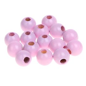 Holzperlen 8mm • 50 Stück 'rosa' 130 auf Lager