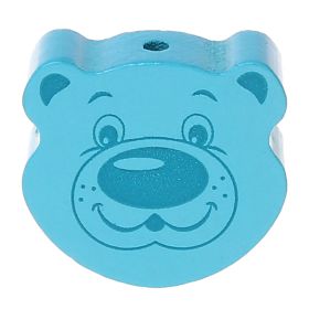 Motif bead bear 'light turquoise' 570 in stock 