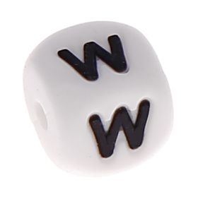 Silikonbuchstaben 10mm 'W' 346 auf Lager