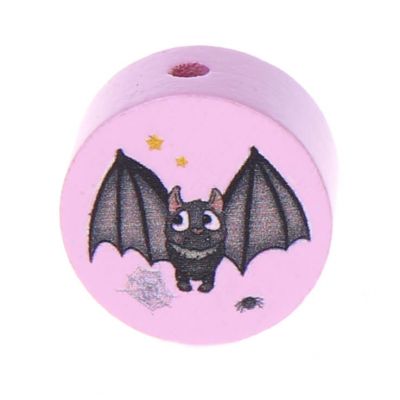 Motivperle Scheibe Fledermaus 'rosa' 54 auf Lager