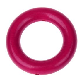 Wooden ring / grasping toy size S 5cm 'dark pink' 324 in stock 