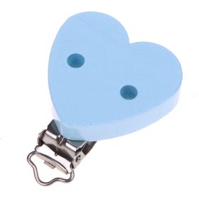 Herzclip 'babyblau' 57 auf Lager