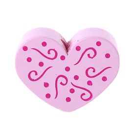 Scroll heart motif bead 'pink' 139 in stock 