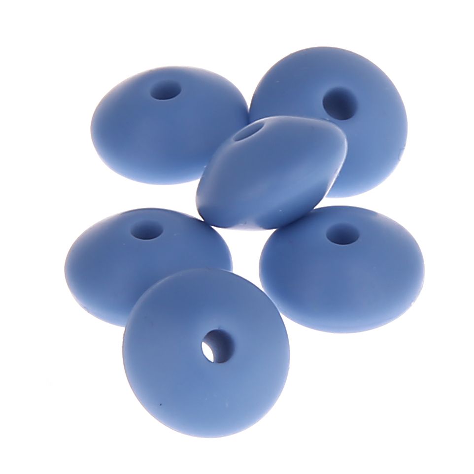 Silikonlinse 12mm 'hellblau' 152 auf Lager