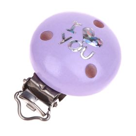 Motivclip I Love You 'flieder' 213 auf Lager