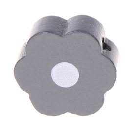 Flower dot motif bead 'gray' 91 in stock 