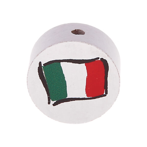 Motivperle Scheibe Flagge 'Italien ' 146 auf Lager