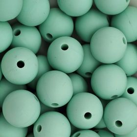Silicone bead 12mm 'mint' 289 in stock 