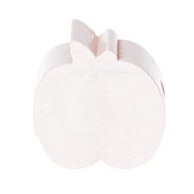 Apple motif bead 'white' 337 in stock 