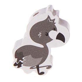 Motivperle Flamingo 'grau' 30 auf Lager