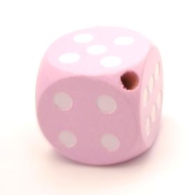 Motivperle Würfel 'rosa' 424 auf Lager