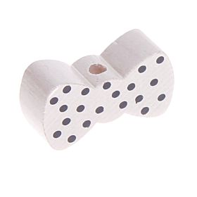 Bow motif bead 'white' 682 in stock 