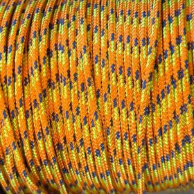 Paracord Kordel Ø 2mm • 1 Meter 'orange-blau-gelb' 38 auf Lager